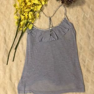 Tresics Sleeveless Spaghetti Strap Back Cross Tank